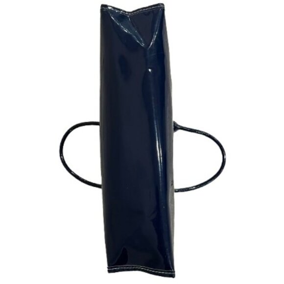 Estée Lauder Blue & Cream Weave Open Tote Bag NWOT - Picture 2 of 3